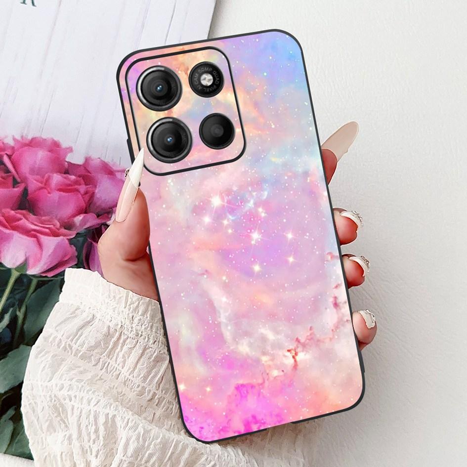 Silicone Case For Motorola Moto G15 G75 2024 Cover Cute Panda Lion Shockproof TPU Phone Cases For MotoG15 MotoG75 G 75 G 15 Etui