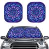 Car Sunshade Bohemian Wind Visor Aluminum Foil Sun Shield Car Sunshade Printing