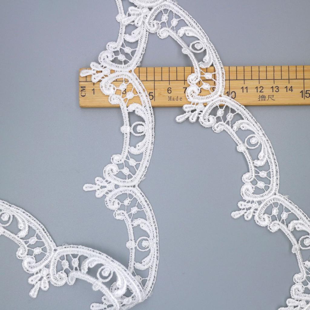 Lace Lace Clothing Accessories Decoration Diy Handmade Explosion Polyester Barcode Water Soluble Lace Embroidery Accessories