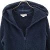 BAREFOOT DREAMS Long Sleeve Zip Hoodie S Navy for Ron Herman Fluffy Women Used