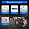 100cc 4-Stroke Gas Engine Kit for Bicycle Motorized Conversion 3.5HP 50km/h Max Speed Bike Motor
