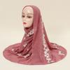 180*80cm Boho Cotton Scarf for Women Lightweight Floral Fashion Flower Scarves Cotton Feeling Shawl Wrap