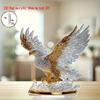 1 Stück Flatternder Adler 2D Tischdekoration Moderne Tier-Vase Figur Acryl Flaches Ornament Für Zuhause Weihnachts- und Halloween-Geschenke