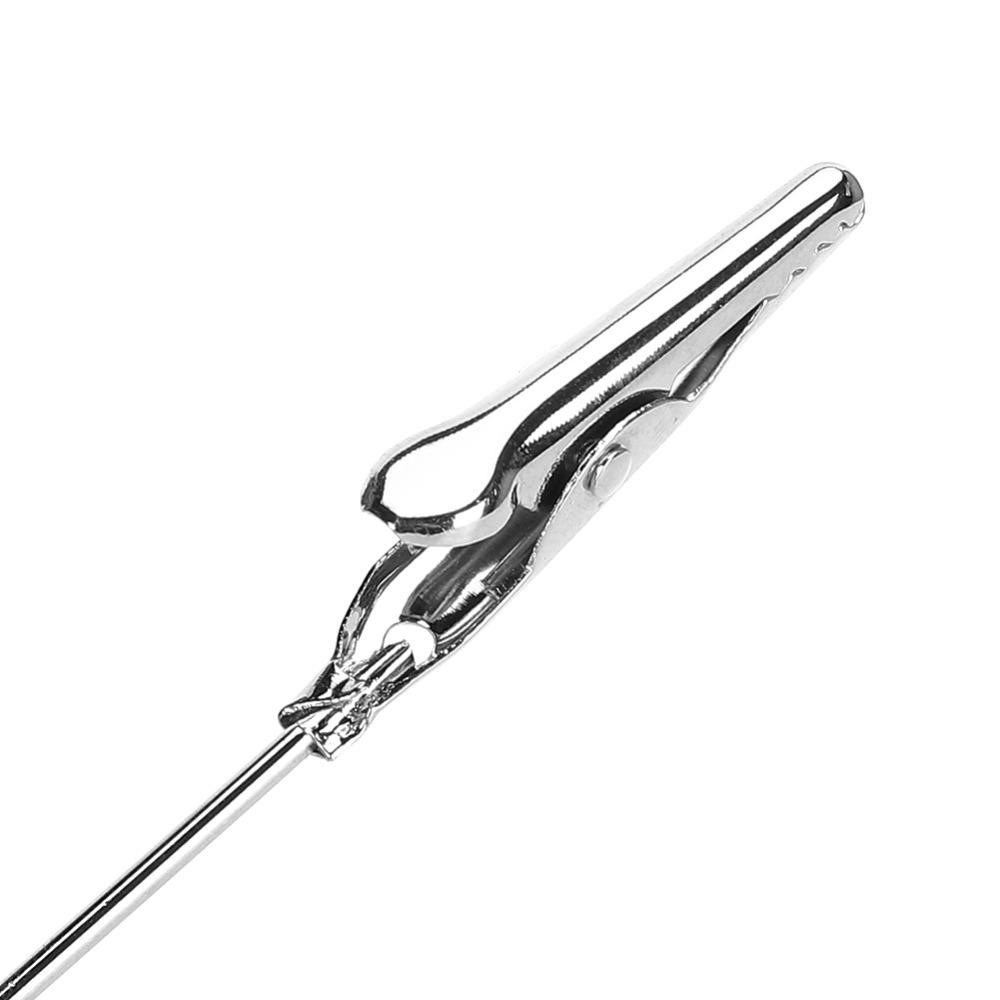 10PCS Round Table Note Clips 15*3cm Metal Table Cards Clip Table Cards Holder  Message Display