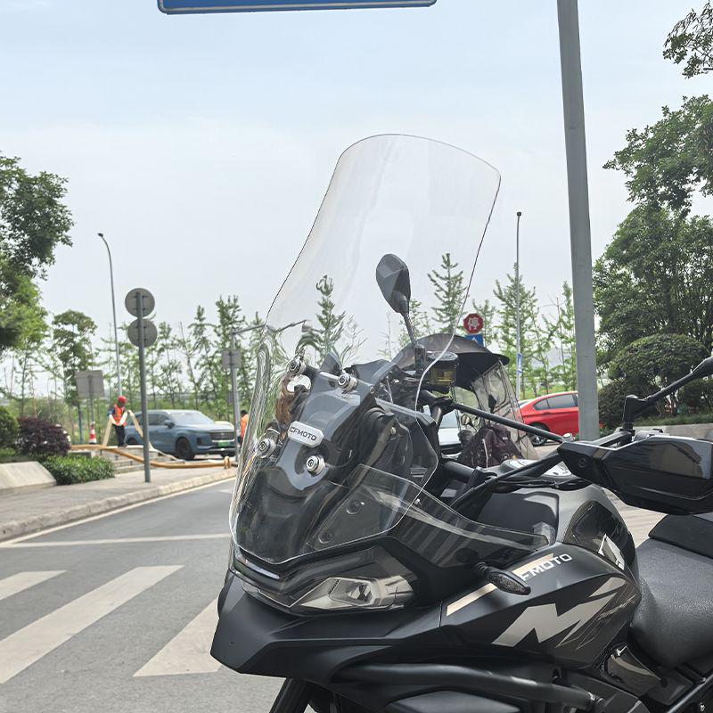 Enhanced Windshield Height & Width Modifications for CFMoto 700MT