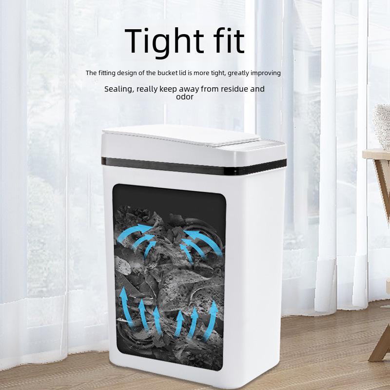 Poubelle intelligente à capteur automatique pour la maison