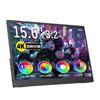 Mobile Monitor Inch 4K Thin and Lightweight Mobile Display Screen Ratio 60Hz VESA Compatible Wide Color Gamut 500nits High Brightness Compatible with