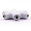 5 Port 3.5mm Music Splitter Adapters For Multiple User Listen Fast Speed Signal Transfer Flexible PVC Cable Construction