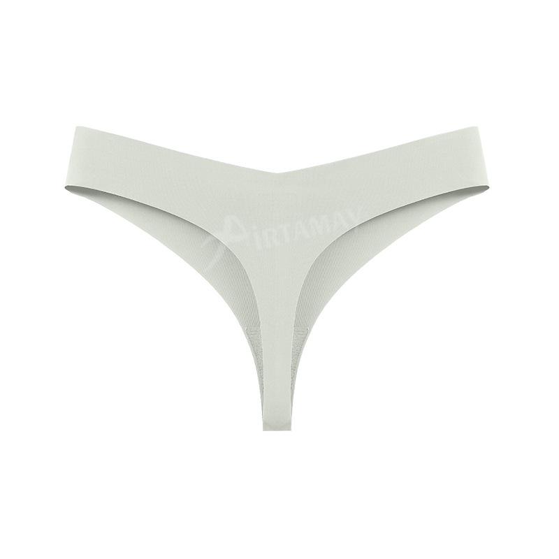 Cross-Border European & American Seamless Yoga Thong: Breathable, Sexy, Plus Size Women's Sports Panties