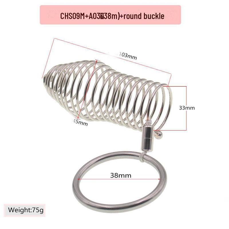 Rustfritt stål Wolf Tooth Penis Ring Sett - Bondage Clamp for menn og kvinner, sikker voksen leke for økt nytelse