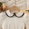 Children's Wear Children's New Girls' Autumn and Winter Doll Collar Sweet Long Sleeve Dress