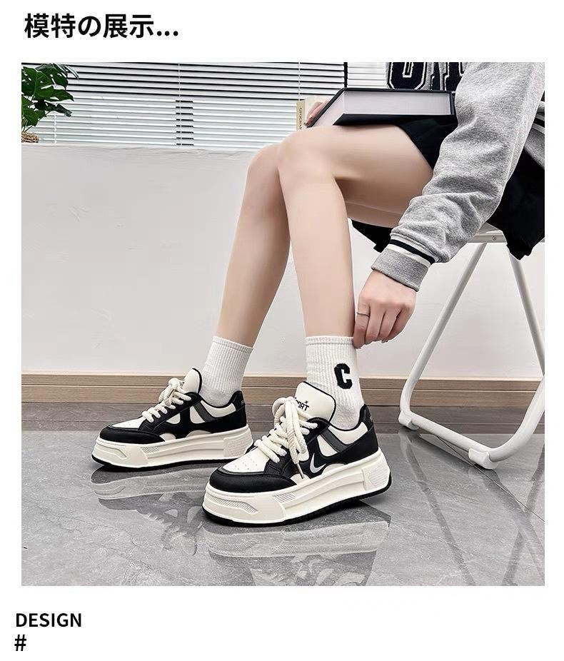 Hong Kong style versatile little white shoes women's high-end thick baseplate shoes 2025 autumn and winter new models German training comfortable cas