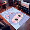 1pc labubu Print Area Rug - Soft, Washable Non-Slip Indoor Mat for Office Chairs, Living Room, Home Office Decorative Rug