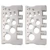 Multifunctional Screw Thread Pitch Gauge Ruler for Measuring Bolt Sizes and Pitches Crafted from Stainless Steel