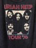 Vintage Uriah Heep Schwarzes Baumwoll-T-Shirt Alle Größen S345XL 2HRC44 Unisex T-Shirt