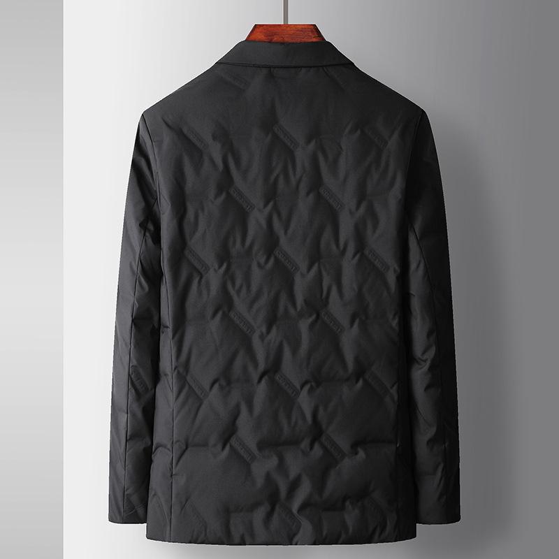 Autumn and Winter 90 Gray Duck Down Youth Warm Business Casual Light Suit Version Down Jacket