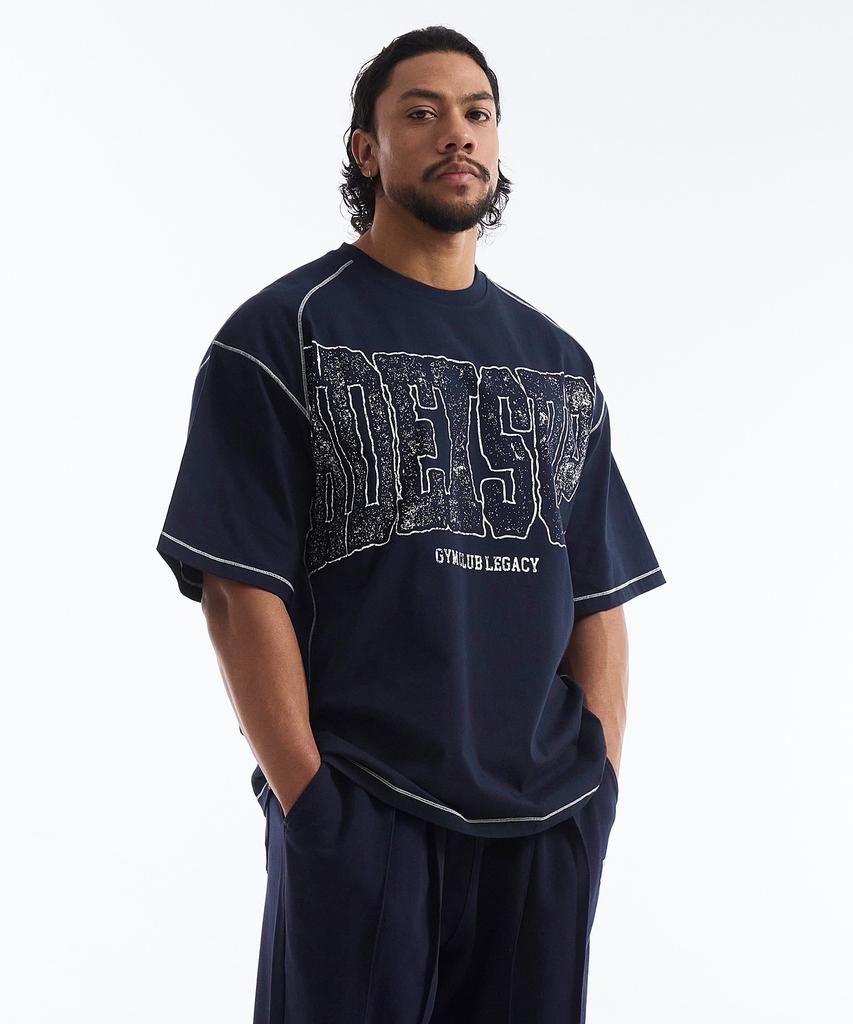 HDEX Mega Wide Short Sleeve (Navy)