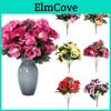 Vibrant Artificial Pansy Silk Fake Flowers With Butterfly Orchid For Stunning Wedding Decor
