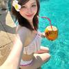 Süßer frischer koreanischer Badeanzug mit geteilter Lotosblatt-Anordnung Sexy Bikini Reines Verlangen zum Einweichen in heißen Quellen Kleine Brust