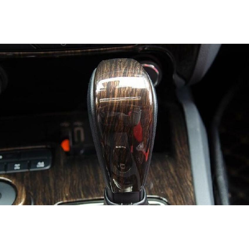 Fit For Ford Ranger 2015-2018 Shifter Lever Trim 1PCS Wood Grain Gear Shift Knob