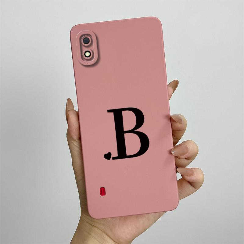 For Samsung A10 Case Galaxy A10 Cover SM-A105F SM-A105G SM-A105M SM-A105 Cute Initial Letters Phone Case Shockproof Back Cover