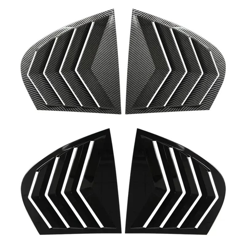 For BMW Car Styling Rear Window Louvers 5 Series E60 2004-2010 Rear Triangle Window Shade Spoiler Bodykits