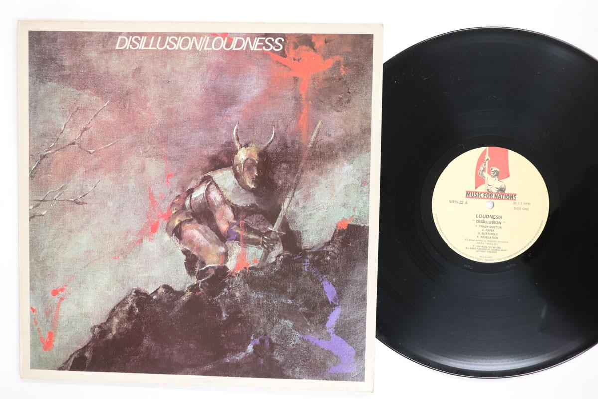 Виниловая пластинка LOUDNESS Disillusion MFN22 MUSIC FOR NATIO 1984 Великобритания Металл Б/У
