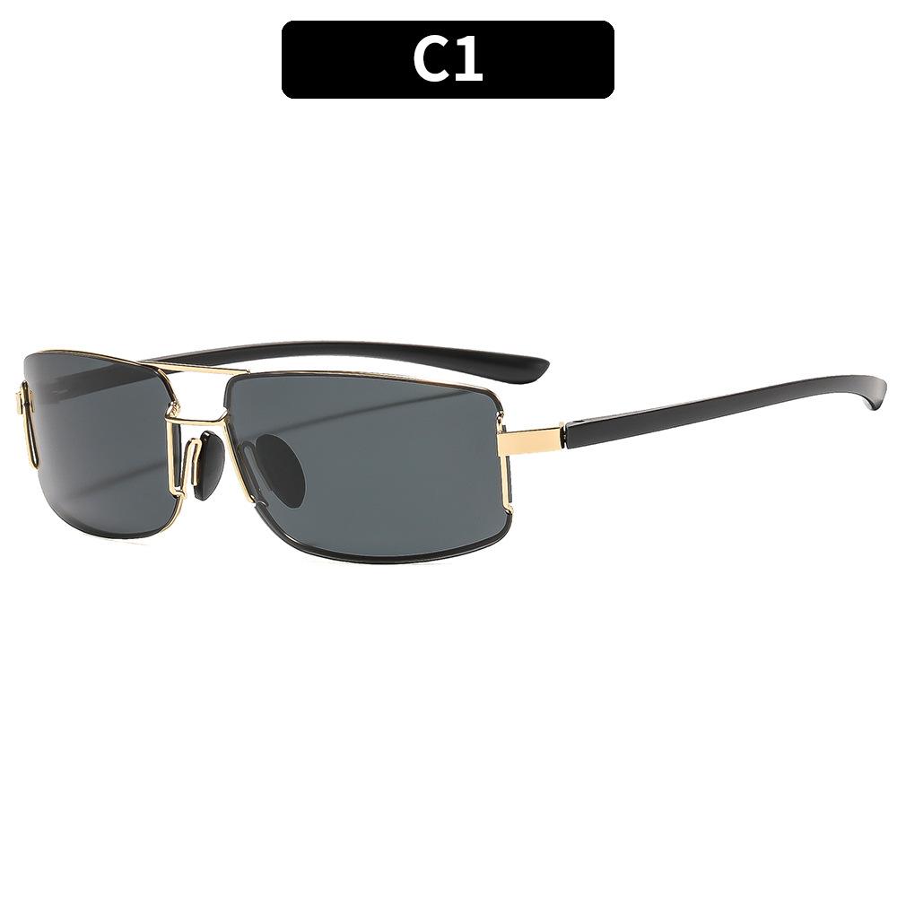 Women s sunglasses - unisex retro double bridge square metal sunglasses