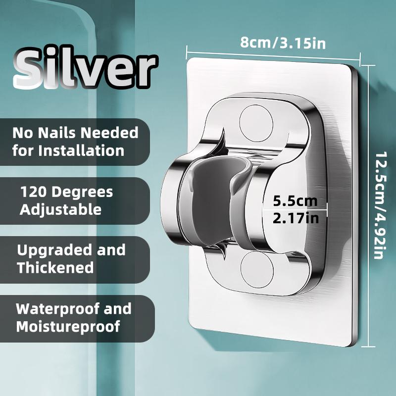 

High Pressure Shower Head With One-key Stop Button Adjustable Water Saving Handheld Showerhead Universal Bathroom Spray Nozzle