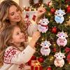 2D Flat Goat Hanging Ornament Set Shining Animal Hanging Decoration New Keychain  Bag Charms