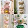 Wall Mounted Storage Basket With Cotton Weave For Dorm Room Organization And Household Use