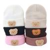 Brimless Beanie Caps Autumn Winter Warm Knitted Cap Cute Crochet Hats  Kids Boy Girl