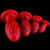 Super Big Beads Anal Plug Soft Silicone Huge Butt Plug Dilator Anal Massage Spiral Anal Toys Masturbation Sex Toy For Women Men