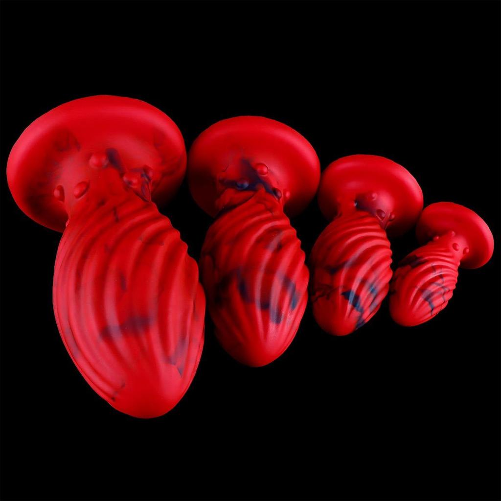 Super Big Beads Anal Plug Soft Silicone Huge Butt Plug Dilator Anal Massage Spiral Anal Toys Masturbation Sex Toy For Women Men