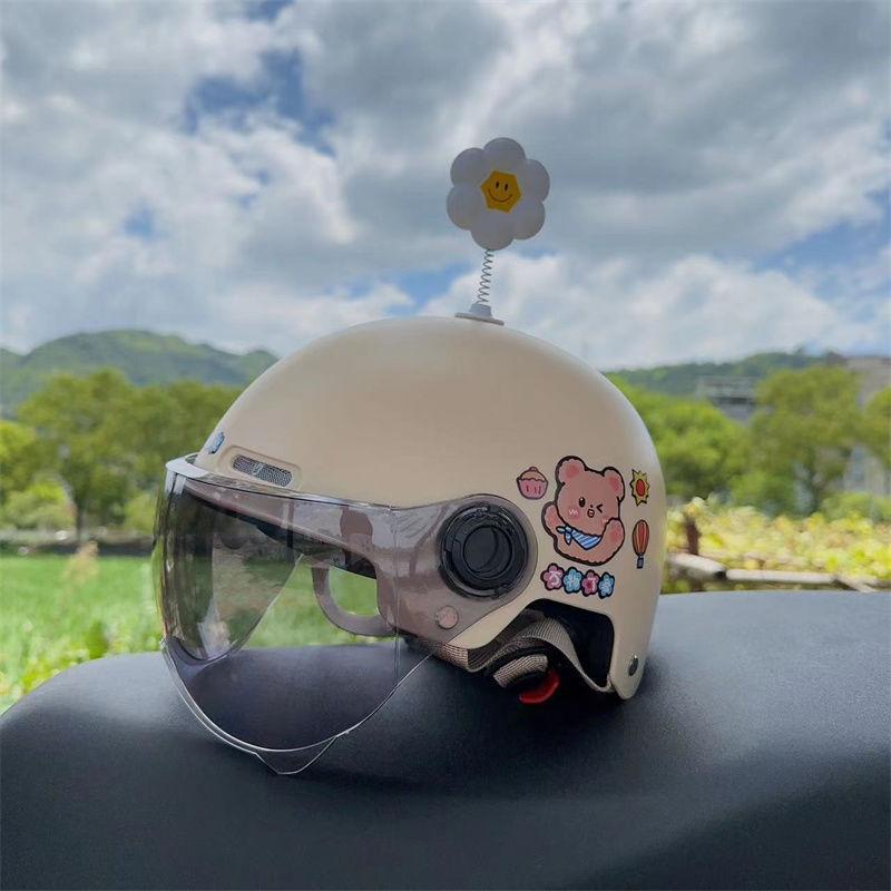 Children's Helmet Electric Car Summer Motorcycle Boy and Girl Half Helmet Electric Car Four Season Universal Safety Helmet