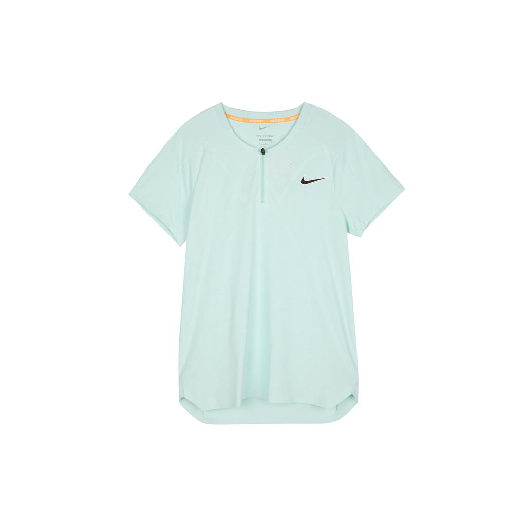 Nike Court Dri-FIT ADV Slam Solid Quick-Dry Tennis T-Shirt Men Tops Ice-Jade-Blue DX5524-346