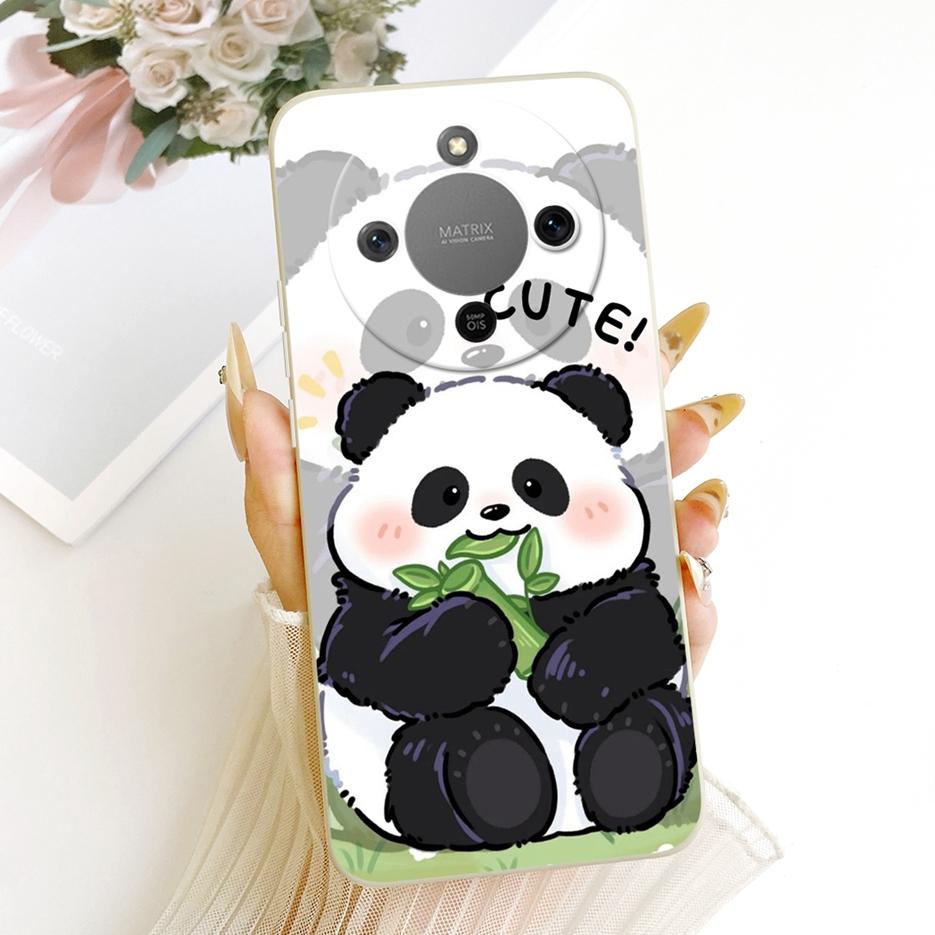 For Honor Magic 8 Lite Case Honor X9d MTN-NX1 Cute Dog Panda Cartoon Cover Silicone Case For Honor X70 X 70 HonorX9d Soft Fundas
