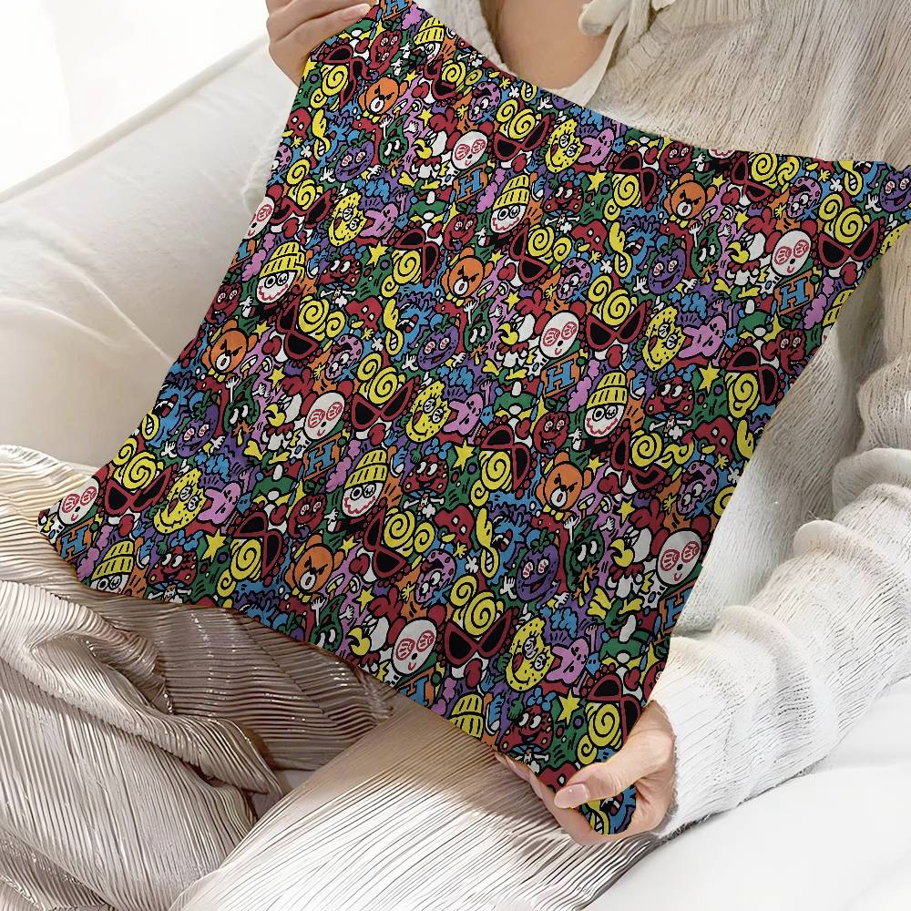 Japan Fashion Hysteric Mini Pillow Cushion Cover Pillowcase Living Room Sofa Home Decor