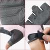 Anti-shock Athletics Gloves Cycling Anti-slip Half Finger Gloves Breathable Fitness Gloves Silicone Palm Hollow Back Gym Fitn Practical Use
