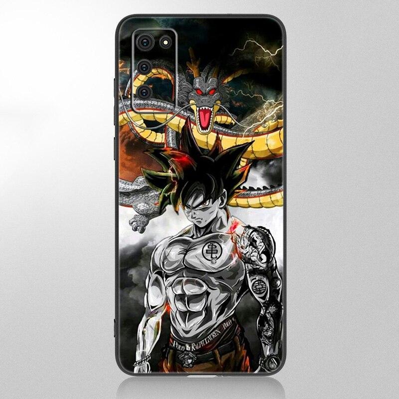 Japan Anime Sohn Goku Fall Für Samsung Galaxy A12 A02S A22 A32 A52 A72 A71 A51 A41 A31 A21 A11 A50 A70 a10S A20S Schwarz Soft Cover