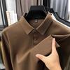 Men's Comfortable Long Sleeve Polo T-Shirt
