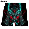 Sommer Mode 3D Druck Shorts Herren Lustige Persönlichkeit Hip-Hop Stil Strandhosen Shorts Herrenkleidung Badehosen Kurz