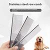 Stainless Steel Pet Grooming Comb for Cats And Dogs Hair Removal Massage Tool 3 Sizes Pet Hair Cleaning Accessory