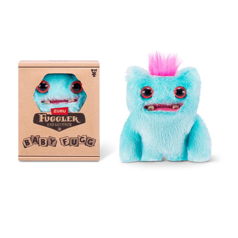 Original Fuggler Baby Fugg Series 4th Generation Mini Soft Plush Doll Teeth Monster Ugly Cute Funny Toy Chlidren Christmas Gift