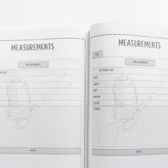 Sewing Project Journal Thick Paper Log Book for Daily Quilting & Stitching Records Personal Diary Project Notes Gift for Sewing Enthusiasts