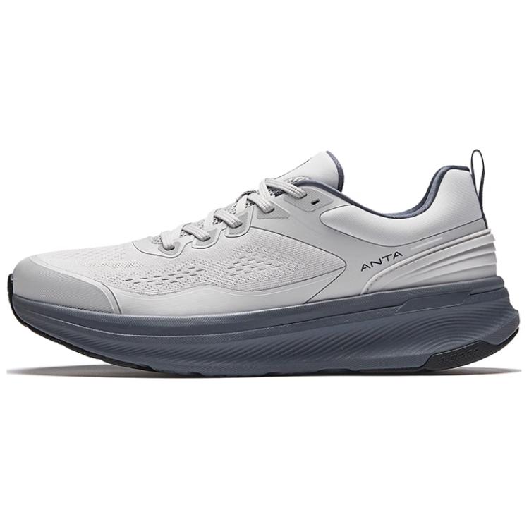 Anta Men Shock Absorbing Basketball Sneakers Black White Gold 112447718-9 40