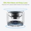 Bathroom Speaker, Active Portable Bluetooth 5.0 with Extra Bass, 12 Hour Battery Life, Ip67 Waterproof (Black)