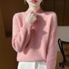 Women Sweater 100% Wool MODERN NEW SAGA Turtleneck Knit Pullover Thick Winter Jumpers Female Knit Tops