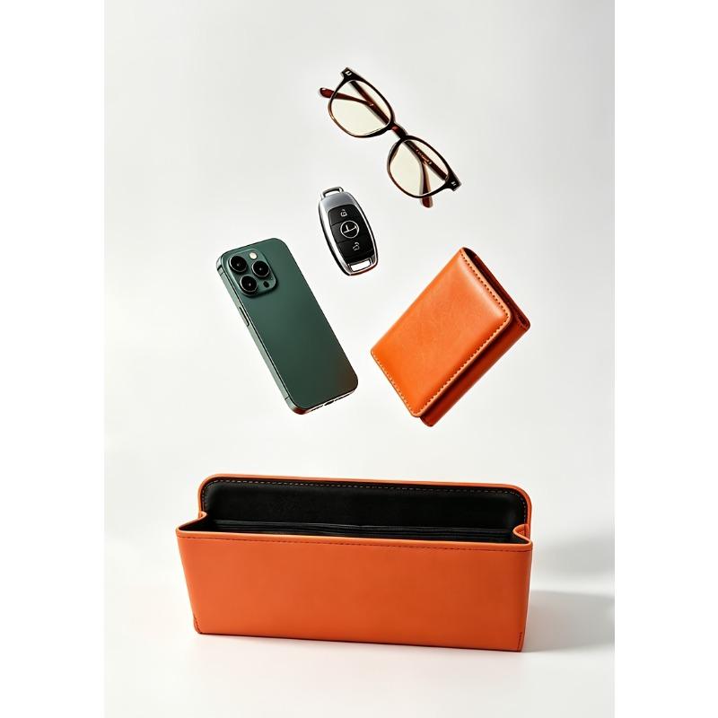 Car Storage Box Car Organizer Auto Storage Box Vehicle Sundries Key Glasses Bag Multifunctional Universal Multi-Position Paste