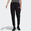 adidas Letter Print Elastic Waist Cuffed Sports Pants Women Pants Black IC4474